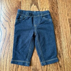 Carter's Baby Blue Denim Jeans - Size 6 months